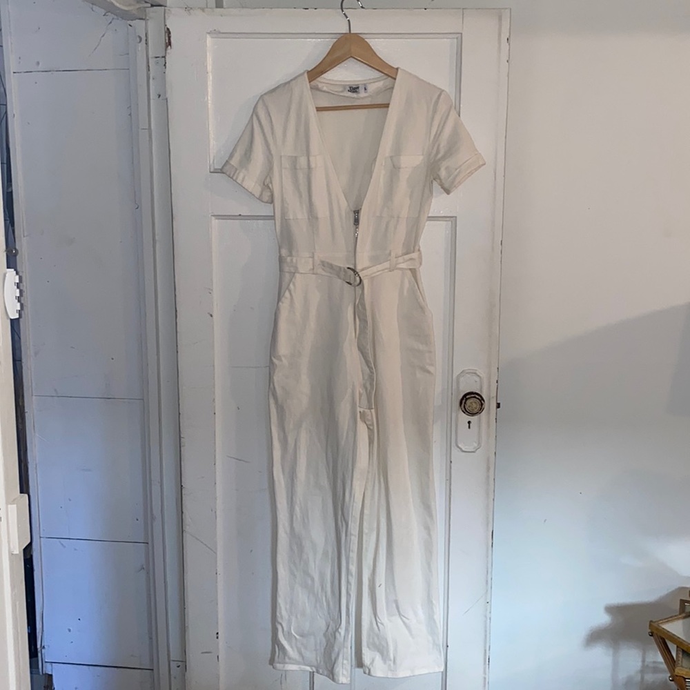 White jumpsuit